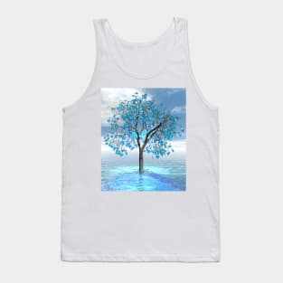 Crystal Blue Tree Tank Top